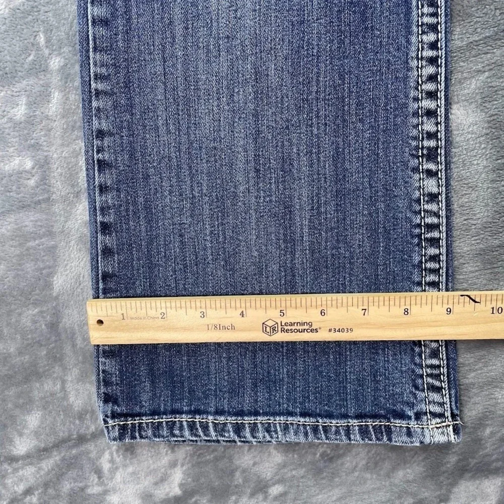 Silver Jeans Womens 36x29 Suki Boot Cut Blue Denim Thick Stitch Medium Wash - Picture 10 of 10